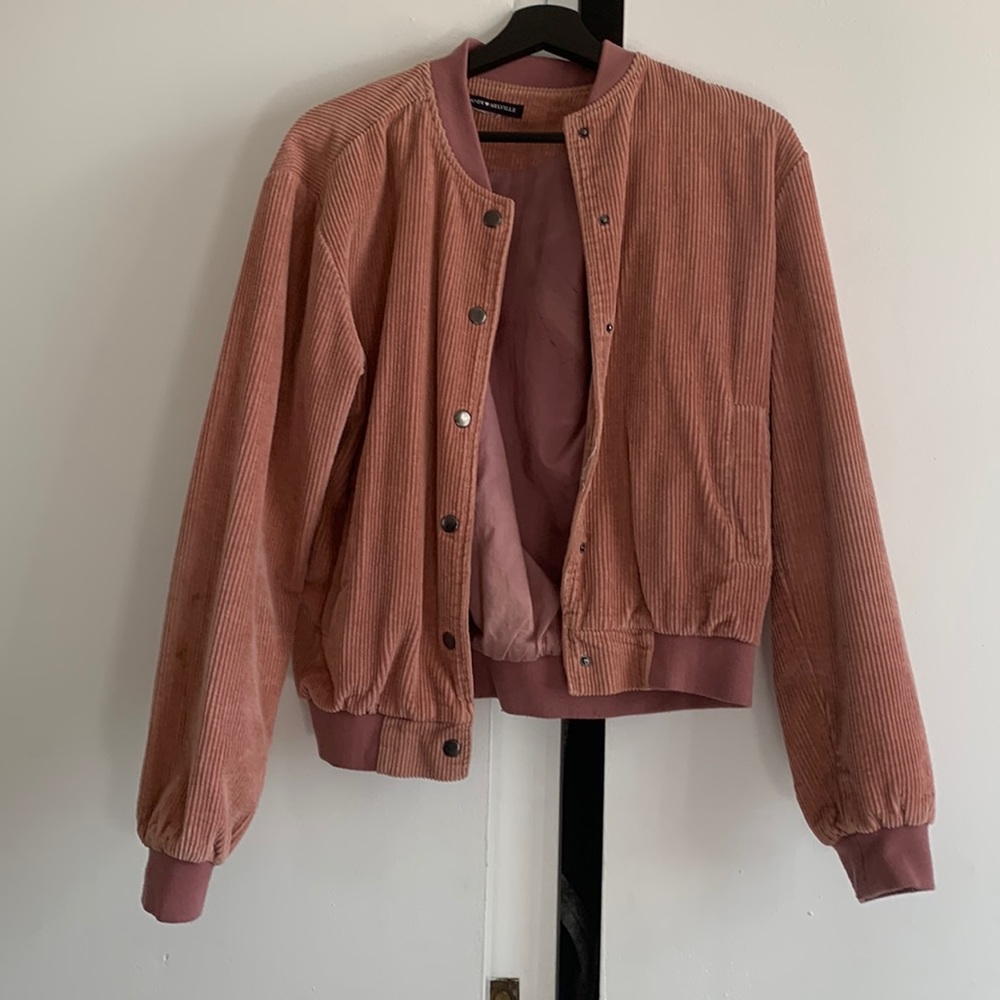 light corduroy pink jacket, worn a few times years ago